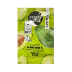 Mặt Nạ Ủ Tóc Organic Shop Repairing Hair Mask 6ml - Avocado & Olive
