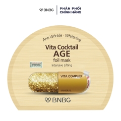 Mặt Nạ Giấy BNBG Vita Cocktail Age Foil 2X Upgrade 30ml (Vàng)