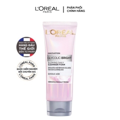 Sữa Rửa Mặt L’Oreal Sáng Da Glycolic Bright 100ml