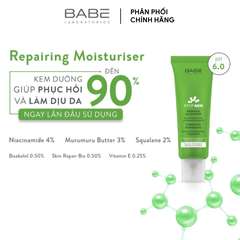 Kem Dưỡng Ẩm Phục Hồi Cho Da Mụn Babe Stop AKN Repairing Moisturiser 50ml