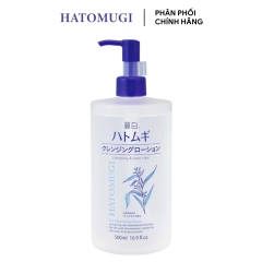 Nước Tẩy Trang Hatomugi Ý Dĩ Dưỡng Ẩm Sáng Da Cleansing & Pore Clear 500ml