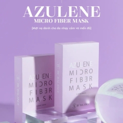 Mặt Nạ 3 Bước Làm Dịu Da Be' Balance Azulene Micro Fiber Mask (Tím)