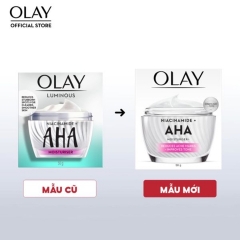 Kem Dưỡng Ẩm Sáng Da, Mờ Thâm Mụn Olay Luminous Niacinamide AHA 50g