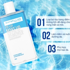 Nước Tẩy Trang Mắt Môi Maybelline New York Eye & Lip Make Up Remover (Mẫu Mới)