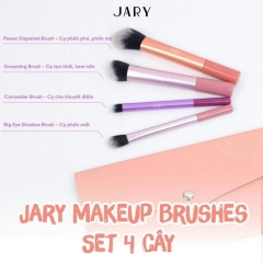 Bộ Cọ Trang Điểm Màu Cầu Vồng 4 Cây Jary Makeup Brush