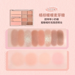 Bảng Phấn Mắt Và Má Hồng 12 Ô Gogo Tales Pink Mist Soft Focus Powder Blusher Eyeshadow Palette