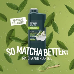 Sữa Tắm Dicora Urban Fit Detox Natural Extracts Matcha Tea & Pear