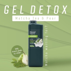 Sữa Tắm Dicora Urban Fit Detox Natural Extracts Matcha Tea & Pear