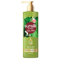 Dầu Gội Sunsilk Tinh Dầu Vỏ Bưởi Thiên Nhiên Ngăn Gãy Rụng Tóc Chai 380ml