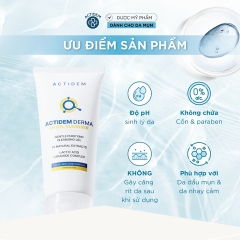 Sữa Rửa Mặt Dạng Gel Actidem Derma pH Gel Cleanser 150ml