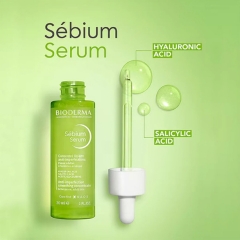 Tinh Chất Sáng Mịn Mờ Thâm Cho Da Dầu Mụn Bioderma Sébium Serum 30ml