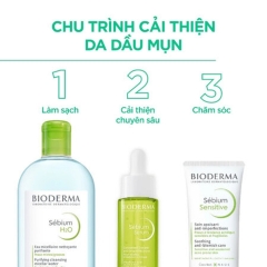 Tinh Chất Sáng Mịn Mờ Thâm Cho Da Dầu Mụn Bioderma Sébium Serum 30ml