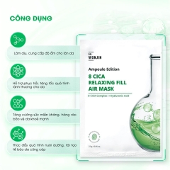 Mặt Nạ Siêu Tinh Chất Phục Hồi Dr Wonjin Ampoule Edition 8 CICA Relaxing Fill Air Mask 27g