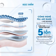 Mặt Nạ Siêu Tinh Chất Dưỡng Ẩm Dr Wonjin Ampoule Edition Hyal Pantenol Fill Air Mask 27g