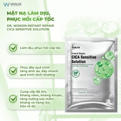 Mặt Nạ Phục Hồi Cấp Tốc Dr Wonjin Instant Repair Cica Sensitive Solution 30ml