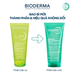 Gel Rửa Mặt Da Dầu Mụn Và Da Hỗn Hợp Bioderma Sebium Gel Moussant Actif 200ml