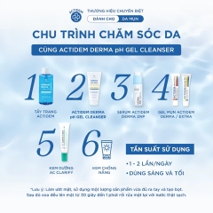 Gel Rửa Mặt Actidem Dành Cho Da Dầu Mụn Derma pH Gel Cleanser 150ml