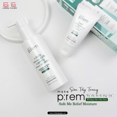 Sữa Tẩy Trang Make P:rem Safe Me Relief Moisture Cleansing Milk 200ml (Tặng kèm sữa rửa mặt 50ml)