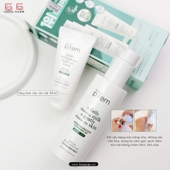 Sữa Tẩy Trang Make P:rem Safe Me Relief Moisture Cleansing Milk 200ml (Tặng kèm sữa rửa mặt 50ml)