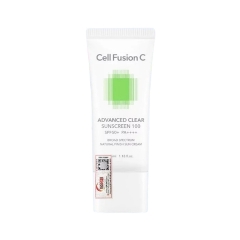 Kem Chống Nắng Kiềm Dầu Cell Fusion C Advanced Clear Sunscreen 100 SPF50+ (Xanh Lá) (Mẫu Mới)