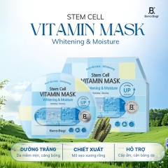 Mặt Nạ Giấy Banobagi Stem Cell Vitamin Mask Whitening & Moisture (Dưỡng Sáng, Cấp Ẩm)