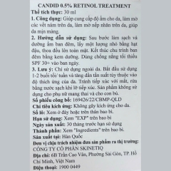 Tinh Chất Hỗ Trợ Cải Thiện Nền Da Candid Retinol Treament 30ml