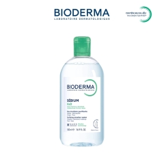 Tẩy Trang Bioderma Cho Da Dầu & Hỗn Hợp Sébium H2O (Mẫu Mới) - 500ml