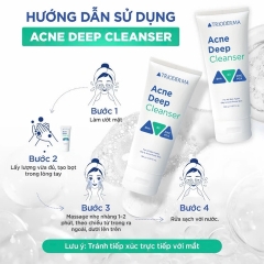 Sữa Rửa Mặt Sạch Sâu, Kiểm Soát Dầu Nhờn Trioderma Acne Deep Cleanser 150g