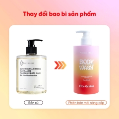 Sữa Tắm Sáng Da Hương Nước Hoa Five Grains Niacinamide Body Wash 500ml (Premium Edition)