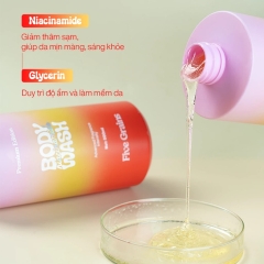 Sữa Tắm Sáng Da Hương Nước Hoa Five Grains Niacinamide Body Wash 500ml (Premium Edition)