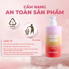 Sữa Tắm Sáng Da Hương Nước Hoa Five Grains Niacinamide Body Wash 500ml (Premium Edition)
