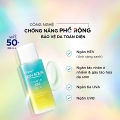 Sữa Chống Nắng Hiệu Chỉnh Sắc Da Skin Aqua Tone Up UV Milk 50g (Mint Green) (Nhập Khẩu)