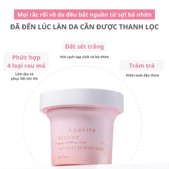 Mặt Nạ Đất Sét Quả Mọng, Thải Độc & Làm Sáng Da Aperire Spa Relief Verry Pretty Pore Mask 120g (Mẫu Mới)