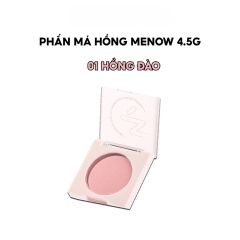 Phấn Má Hồng Hạt Phấn Siêu Mịn, Lên Màu Tự Nhiên Menow Cloud Soft Sweetheart Monochrome Blush 4.5g