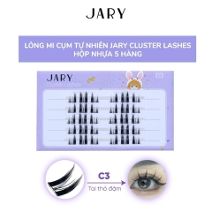 Mi Giả Cụm Tự Nhiên Jary Cluster Lashes (5 Hàng) (Không Có Keo)