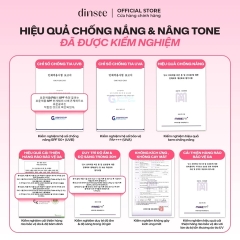 Kem Chống Nắng Thuần Chay Nâng Tông Sáng Hồng Dinsee Premium Vegan Tone Up Sunscreen SPF50+ 50ml