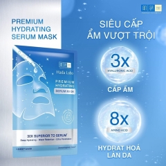 Mặt Nạ Tinh Chất Dưỡng Ẩm Da Cao Cấp Hada Labo Premium Hydrating Serum Mask 23g