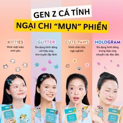 Miếng Dán Mụn Vui Nhộn Derma Angel Acne Beauty Patch (12 Miếng)