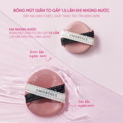 Set 3 Bông Mút Tán Kem Nền Dạng Lỏng Amortals TieTie Powder Puff Set