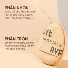 Set 2 Mút Trang Điểm Ngón Tay Amortals Finger Sized Mini Puff Concealer Puff