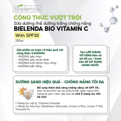 Sữa Dưỡng Thể Bielenda Bio Vitamin C Moisturizing UV Protective Body Milk With SPF30 250ml