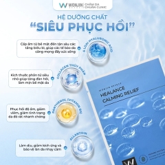 Mặt Nạ Giấy Wonjin Effect Healance Calming Relief Mask 30g (Mẫu Mới)