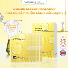 Mặt Nạ Giấy Wonjin Effect Healance Flash Glow Mask 30g (Mẫu Mới)
