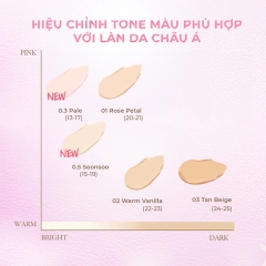 Lõi Phấn Nước Aperire Day Dream Cover 13g - 01 Rose Petal