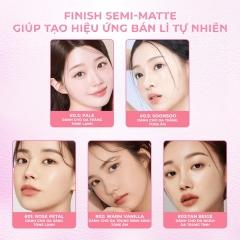 Lõi Phấn Nước Aperire Day Dream Cover 13g - 01 Rose Petal
