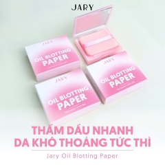 Giấy Thấm Dầu Jary Oil Blotting Paper Kiểm Soát Dầu (100 tờ)