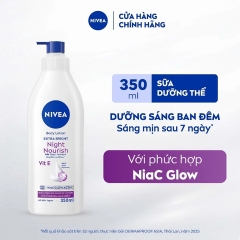 Sữa Dưỡng Thể Nivea Làm Sáng & Săn Chắc Da Ban Đêm Extra Bright Night Nourish (Tím)