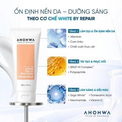 Mặt Nạ Kem Ủ Trắng Ahohwa Tone-Up Brightening Cream Mask 100g (Nhập Khẩu)