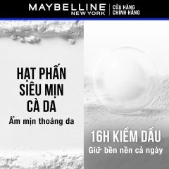 Phấn Phủ Maybelline Dạng Bột Kiềm Dầu Brightening Setting Powder 10g - 02 Màu Hồng
