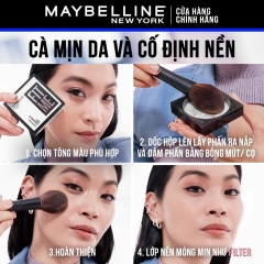 Phấn Phủ Maybelline Dạng Bột Kiềm Dầu Brightening Setting Powder 10g - 02 Màu Hồng